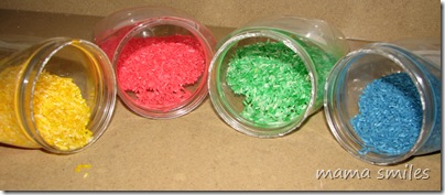 dyed rice