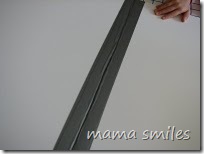 taping the seam