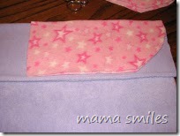 cutting out the sleeves