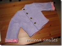purple side of jacket