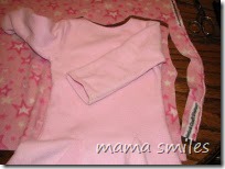 using a dress as a pattern