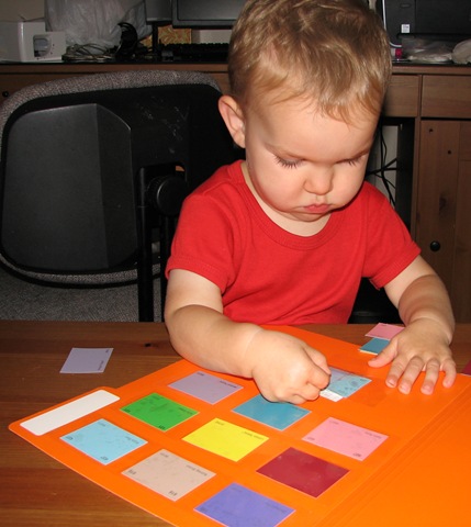 file folder matching game