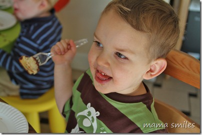 the cake was a hit with the birthday boy!