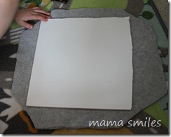 making a foam core board felt board