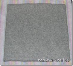 finished foam core felt board