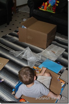 looks like the boxes are cooler than the toy...