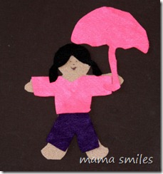 Felt dress-up dolls