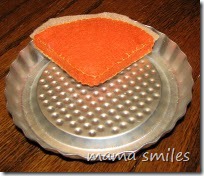 felt pumpkin pie