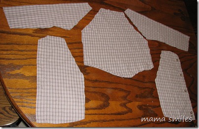 pattern pieces