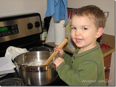 baking cookies