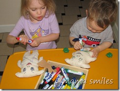 decorating monster stuffies