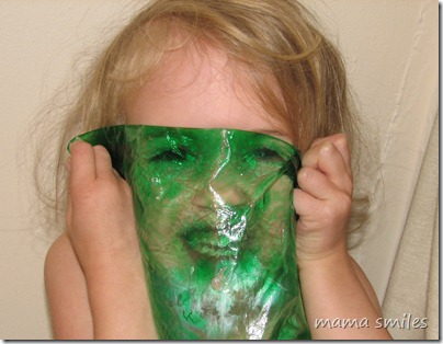 looking through gel