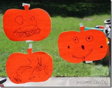 Completed finished pumpkins