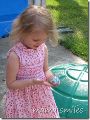 Emma finds an egg