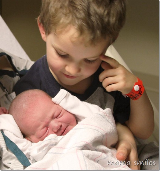 meeting a new baby sister