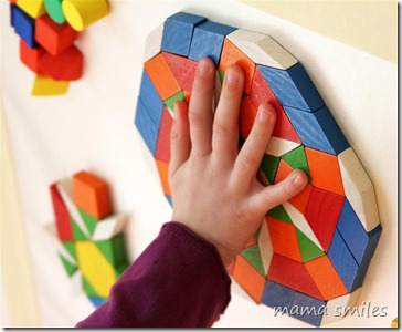 sensory mosaic for kids