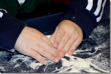 Johnny explores textures with cornmeal