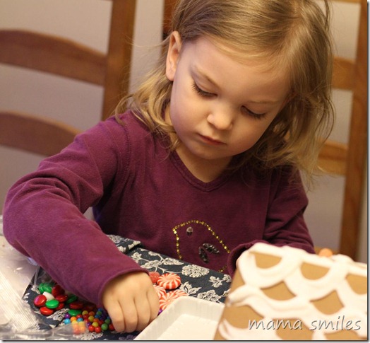 Building with an ALDI Gingerbread House kit