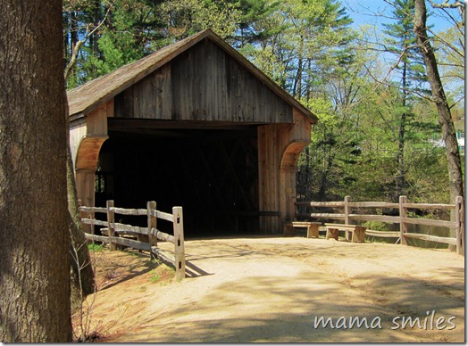 Covered bridge at Old Sturbridge Village