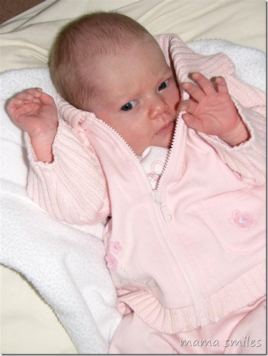 Emma, 27 days old