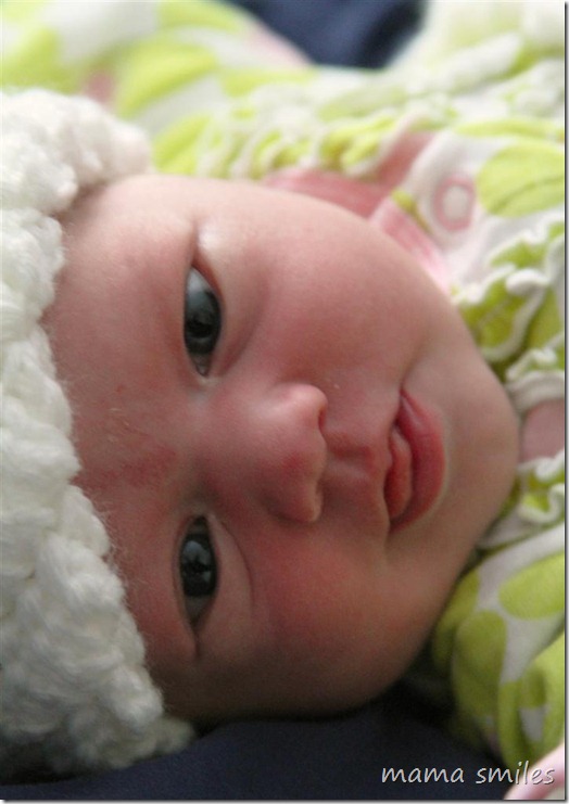 Baby Anna five days old