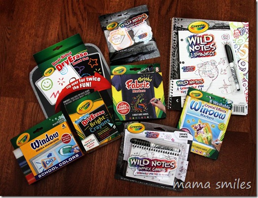 Fun Crayola products for Back to School