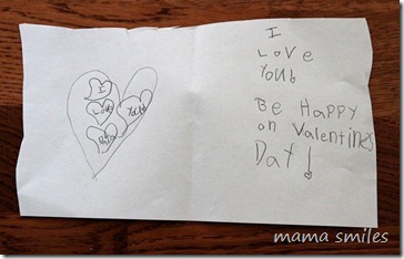 Valentine's Day card for dad