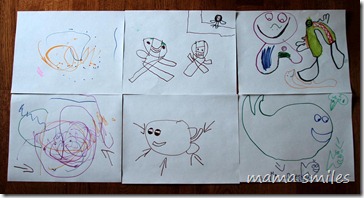 children's drawings for their cousin