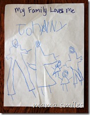 loving family on Valentine's Day