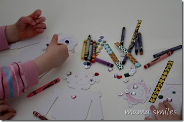 decorating robot cutouts