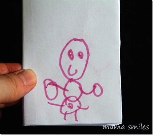 two year old drawing of a baby 
