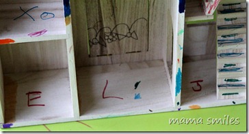 each child has a wing within the castle