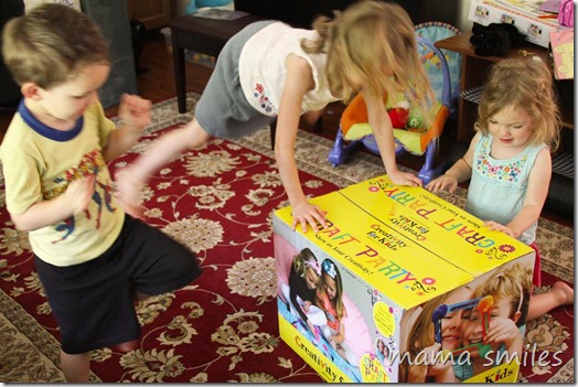 Creativity for Kids Party excitement