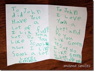 child-made card