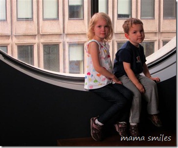 Emma and Johnny not interested in the museum