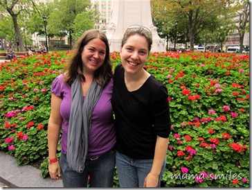 Meeting up with Jamie from Two Chicks and a Hen