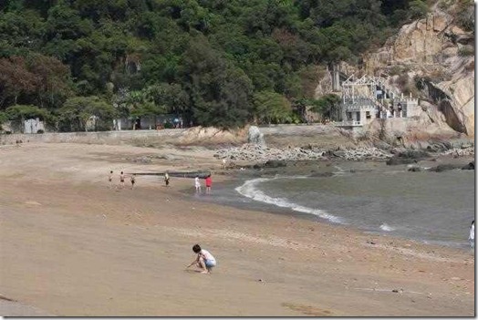 Beach of the Xiamen city
