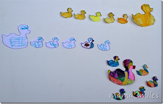 5 Little Ducks printable