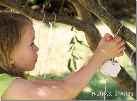 building a fairy village - pretend play