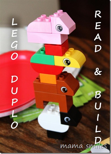 LEGO DUPLO Read & Build farm animal totem pole