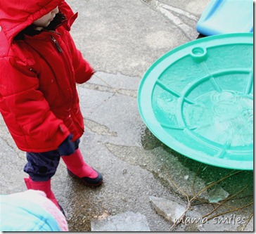learning about ice in the wintertime