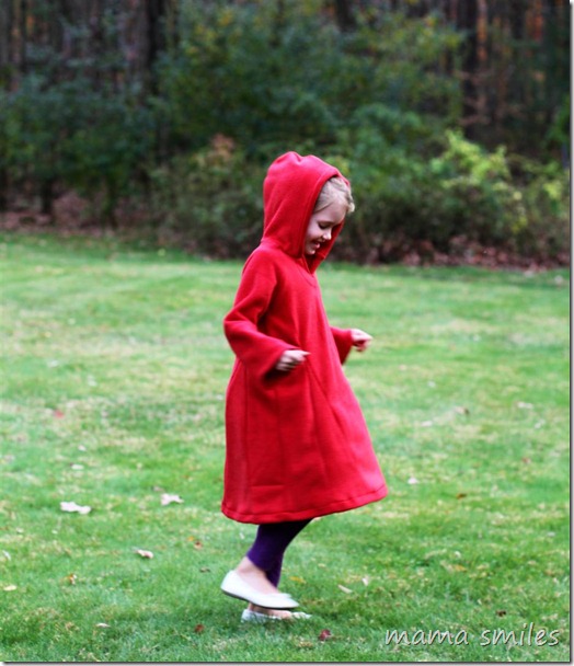DIY little red riding hood costume