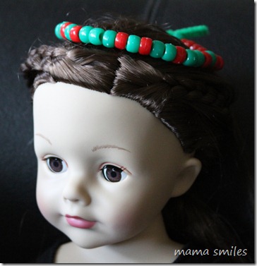pipe cleaner crown for a doll