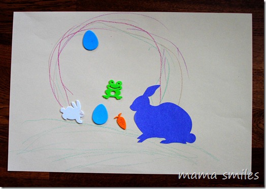 4-year-old Easter collage