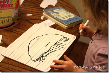 Lily draws a bug