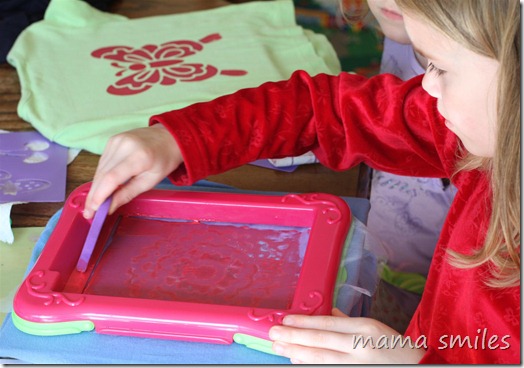 silk screening for kids