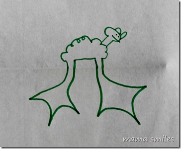 sheep-duck, drawn by Mike and Emma