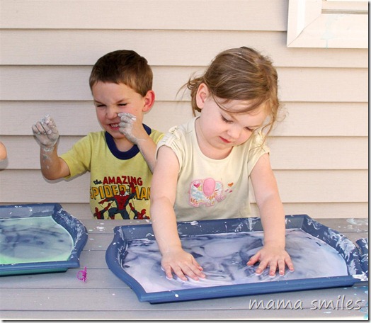 cautious sensory play