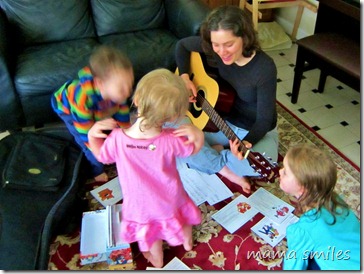 Playing with our Music Box from Timberdoodle