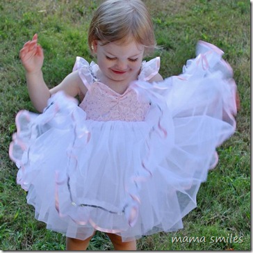 Lily in her princess dress